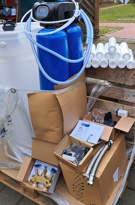 Einzelteile Enthärtungsanlage